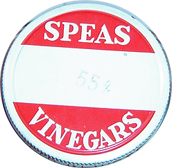 Speas Vinegar Jar Lid
